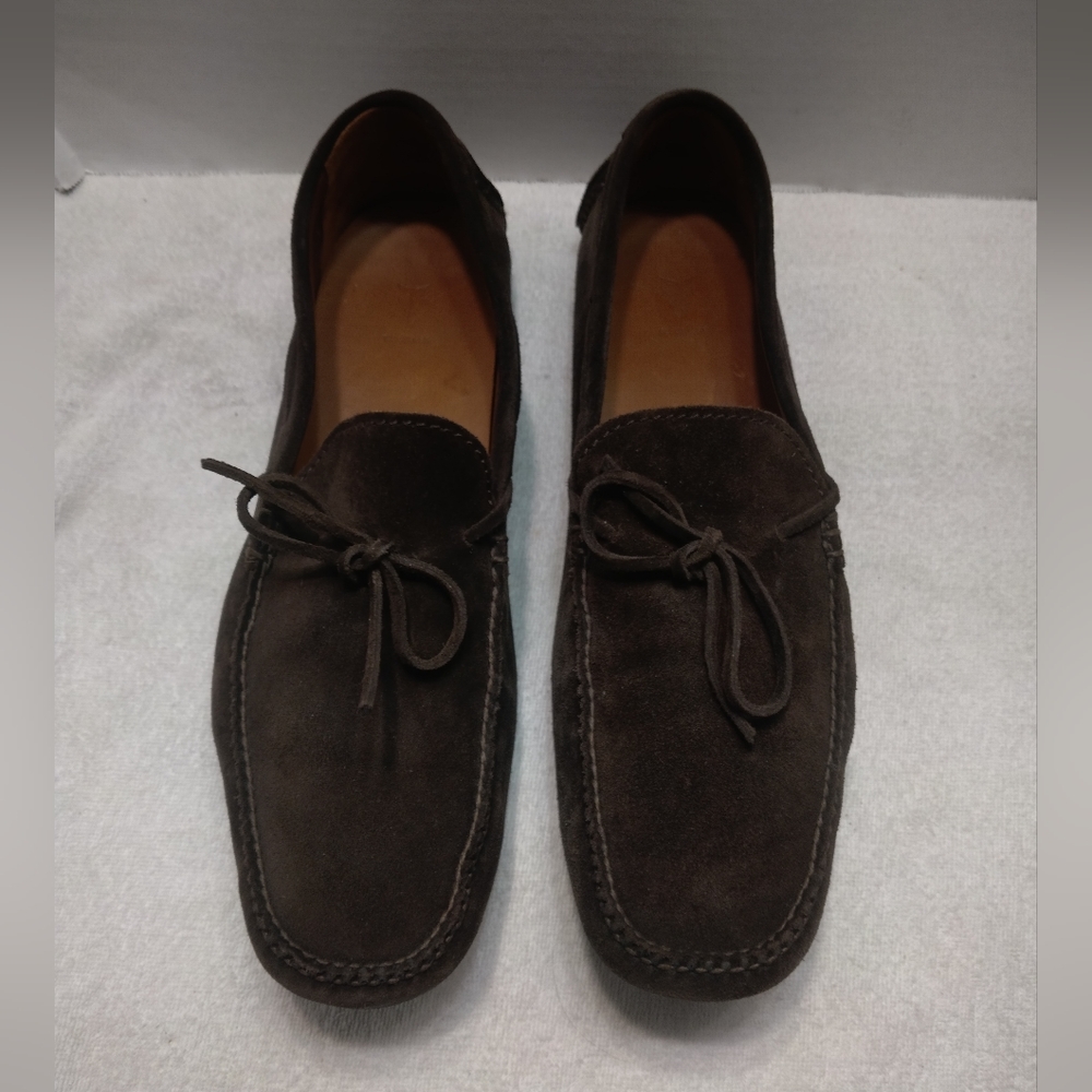 FRYE Allen moccasine suede #12 - Picture 7 of 11